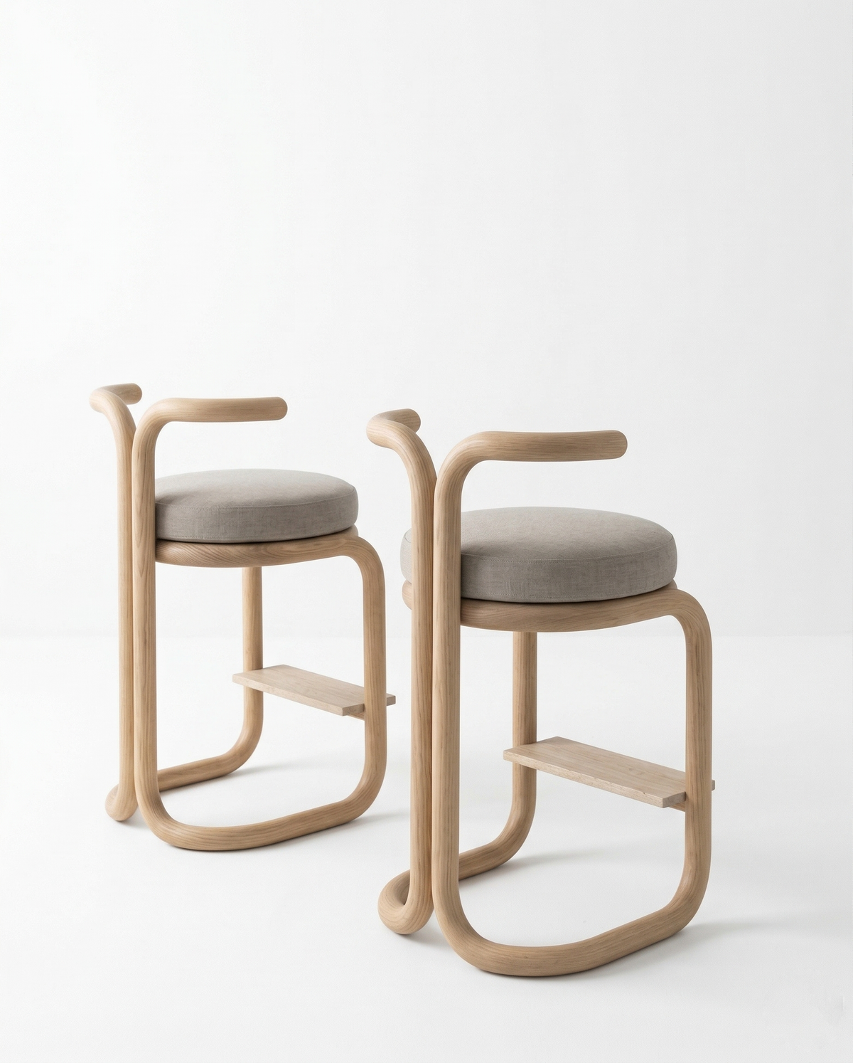 The Willow Contour Bar Stool.