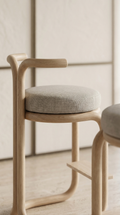 The Willow Contour Bar Stool.