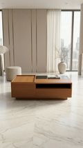 Oakhaven Transformative Coffee Table with Hidden Storage and Solid Wood Build