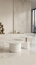 Modern Minimalist Nesting Coffee Table Set for Contemporary Living Rooms