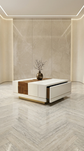 Minimalist Solid Block Cube Coffee Table - Bold Architectural Statement Piece