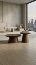 Live Edge Solid Wood Coffee Table with Natural Organic Grain - Maison Arbor