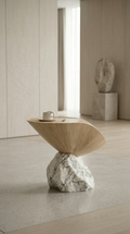 Minimalist Oura End Table in Premium Solid Timber - Maison Arbor Atelier