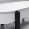 Timber Tryst | Minimalist Oval Lift-Top Coffee Table.