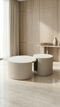 Premium Everwood Nesting Coffee Table Set for Versatile Living Room Layouts