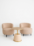 The Elara Bouclé Lounge Set.