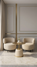 The Elara Bouclé Lounge Set.