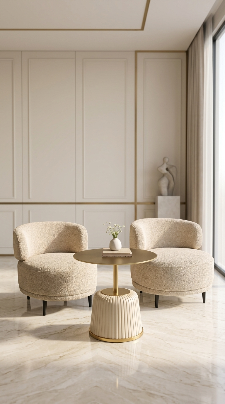 The Elara Bouclé Lounge Set