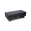 The Knightwood Coffee Table: A Symphony of Shadow and Gold.